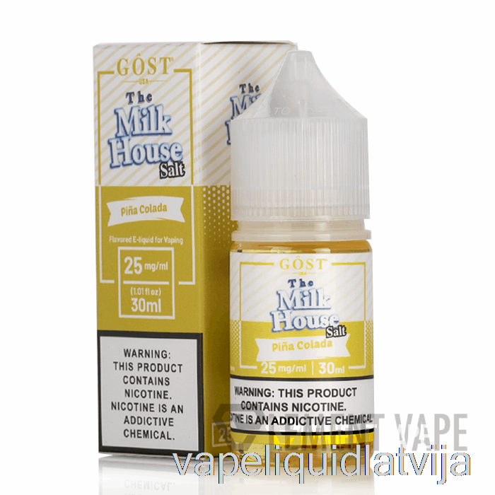 Pina Colada Sāls - Piena Māja - Gost Tvaiki - 30 Ml 50 Mg Vape šķidrums